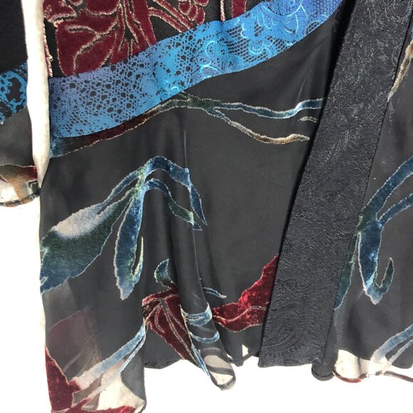 Vintage R&M Richards Karen Kwong Women's Kimono Jacket - Picture 5 of 11